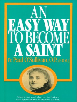 An Easy Way to Become a Saint - ebook
